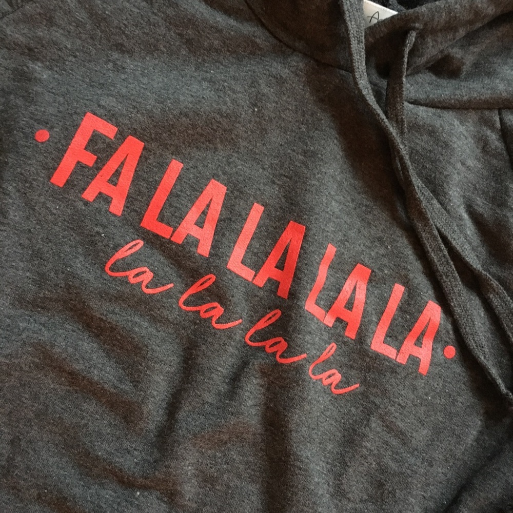 Fa La La Christmas / Holiday Graphic Hoodie
